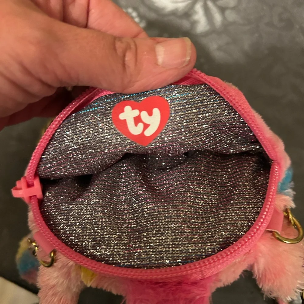 TY Fantasia unicorn mini purse with chain strap